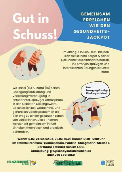 Gut in Schuss! - neuer Sportkurs für Senioren