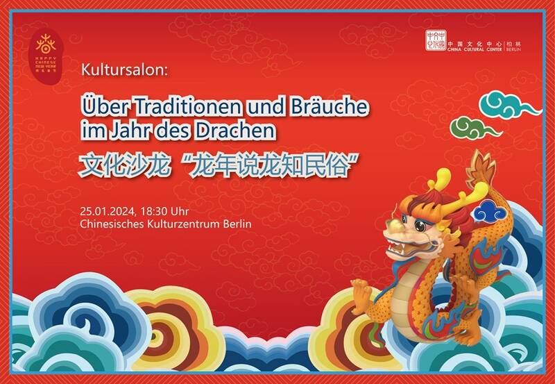 Kultursalon chinesisches Neujahr: Über Traditionen und Bräuche im Jahr des Drachen