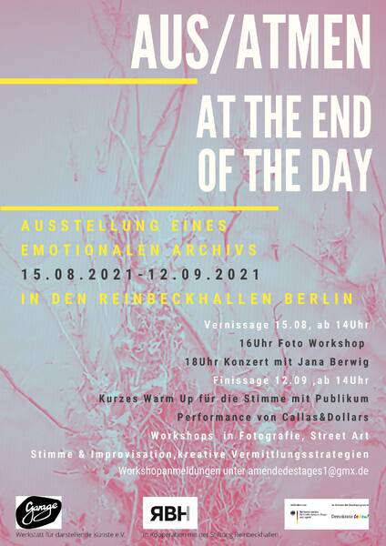 Vernissage AUS/ ATMEN At the end of the Day