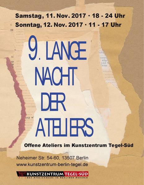 9. Lange Nacht der Ateliers!