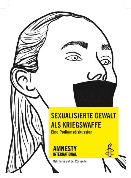Podiumsdiskussion zum Thema sexualisierte Gewalt als Kriegswaffe