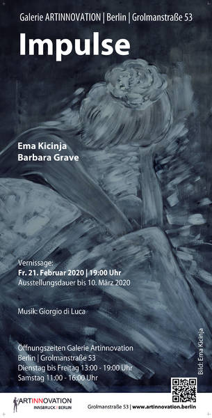 „Impulse“ Gemeinschaftsausstellung von Ema Kicinja und Barbara Grave 