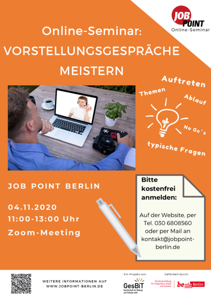 Online-Seminar: Vorstellungsgespräche meistern