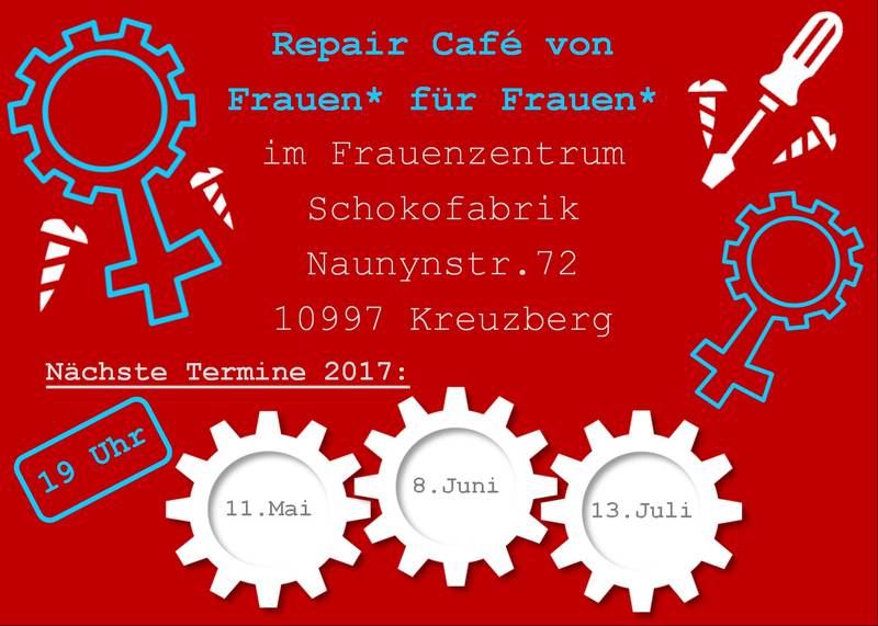 Repair Café von Frauen* für Frauen*