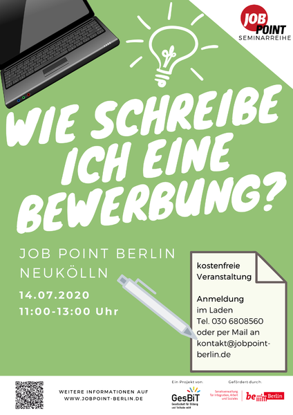 Wie schreibe ich eine Bewerbung?