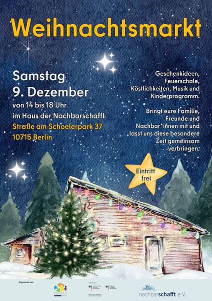 Weihnachtsmarkt im Haus der Nachbarschafft Wilmersdorf