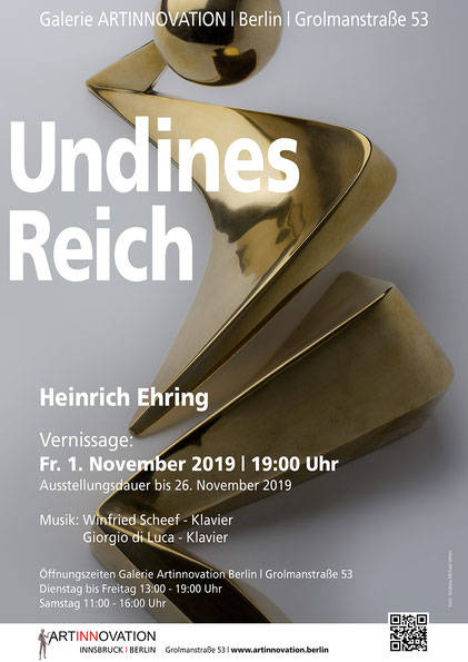 Ausstellung Undines Reich, Heinrich Ehring, Plastiken und Digitale Unikate