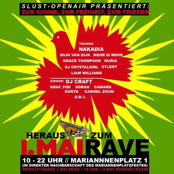 Slust Openair Rave zum 1.Mai 