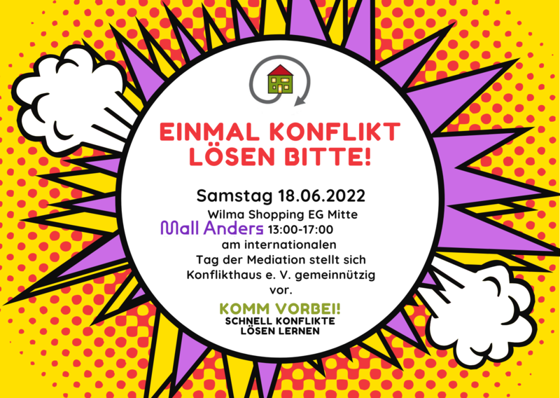 Einmal Konflikt lösen bei Mall Anders in Wilma Shoppen am 18.06.2022