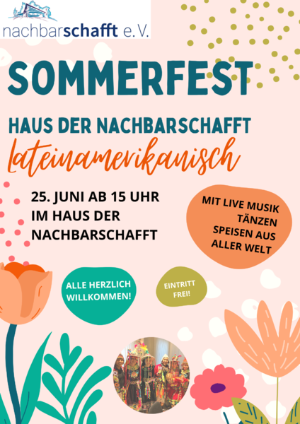 Sommerfest Haus der Nachbarschafft - Lateinamerikanisch!