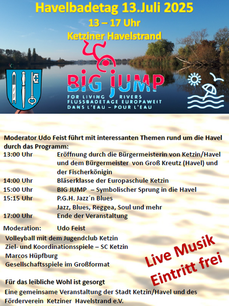 Radtour zum Havelbadetag nach Ketzin