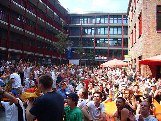WM Public Viewing in Kreuzberg