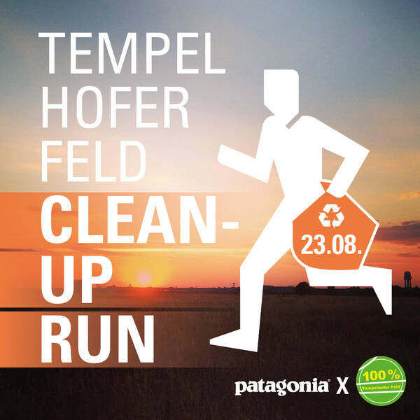 Clean Up und Info Run auf dem Tempelhofer Feld