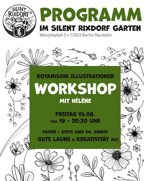 Botanische Illustrationen – Kreativ-Workshop