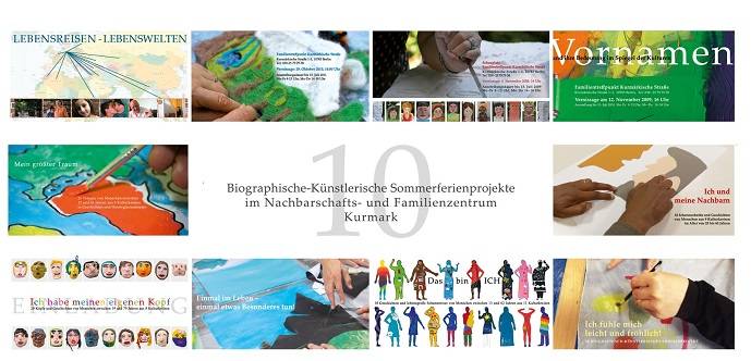 Vernissage 10 Jahre biographische Kunstprojekte