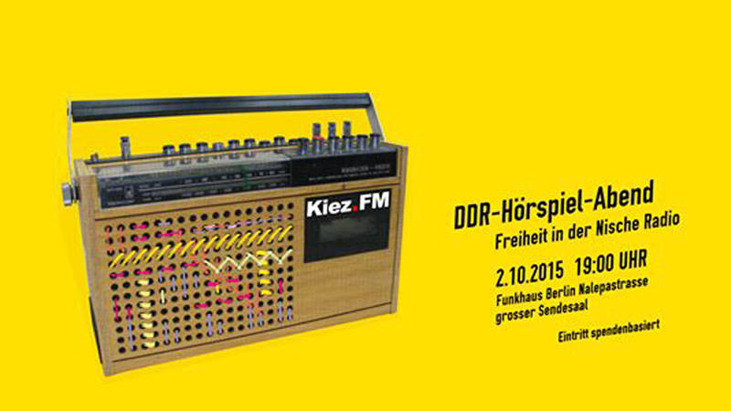 DDR-Hörspiel-Abend im Funkhaus Berlin