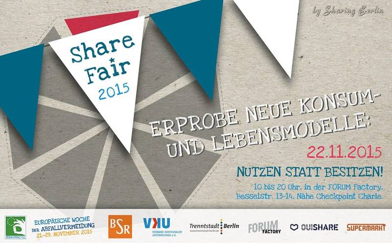 ShareFair 2015 - Nutzen statt Besitzen