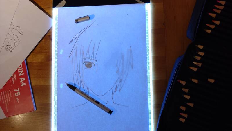 Manga kolorieren am Leuchttisch | Mangaworkshop für Jugendliche