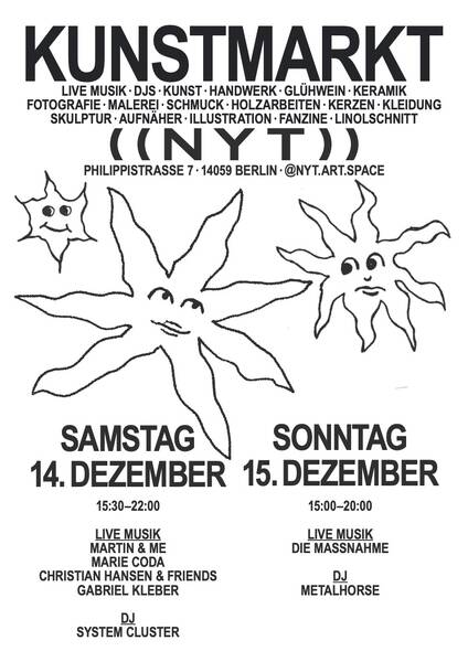 Weihnacht Kunstmarkt und Musik