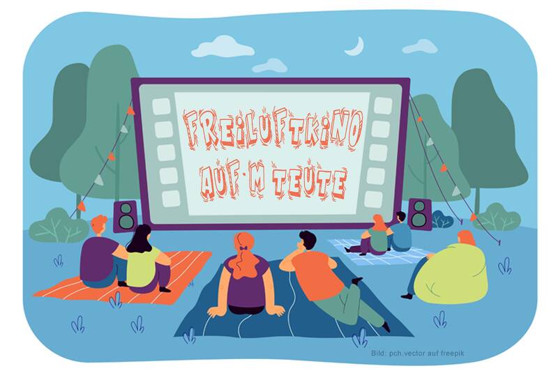 Freiluftkino auf dem Teuteburger Platz