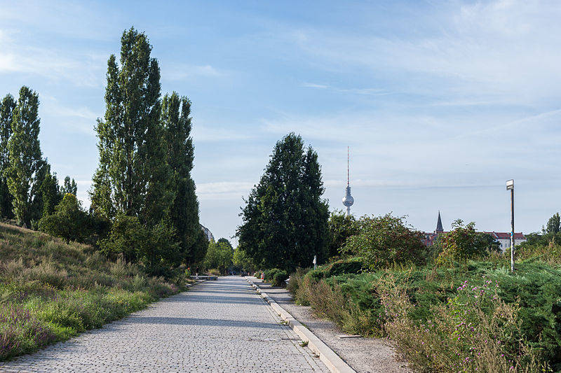 Innerberliner Grenze zwischen den Ortsteilen Mitte und Gesundbrunnen