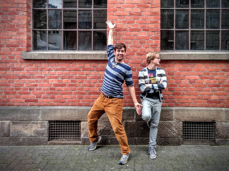 Die erste Show in Berlin: Simon & Ingo
