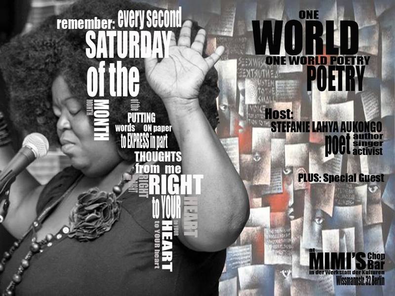 ONE WORLD POETRY NIGHT - this is poetry to and from the world