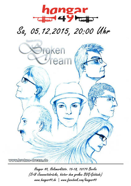Live: Broken Dream (Rock/Pop aus Berlin) - free entry