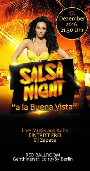 Salsa Night 'á la Buena Vista'