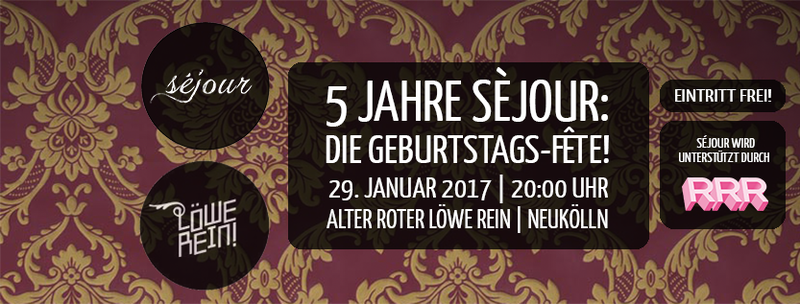 5 Jahre séjour: Die Geburtstags-Fête! - Eintritt frei!