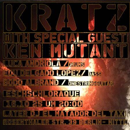 Kratz with Special Guest Ken Mutant- live