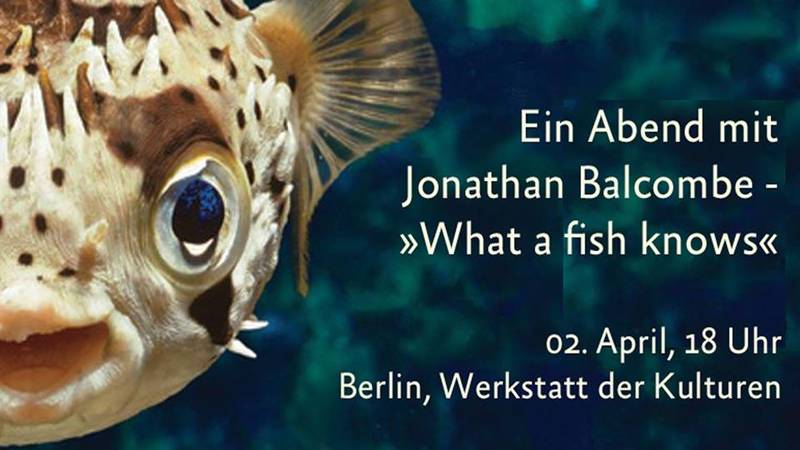 Bestsellerautor Jonathan Balcombe in Berlin