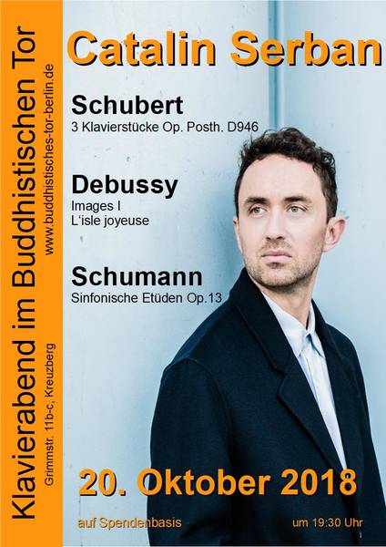 Klavierabend mit Catalin Serban im Buddhistischen Tor Berlin