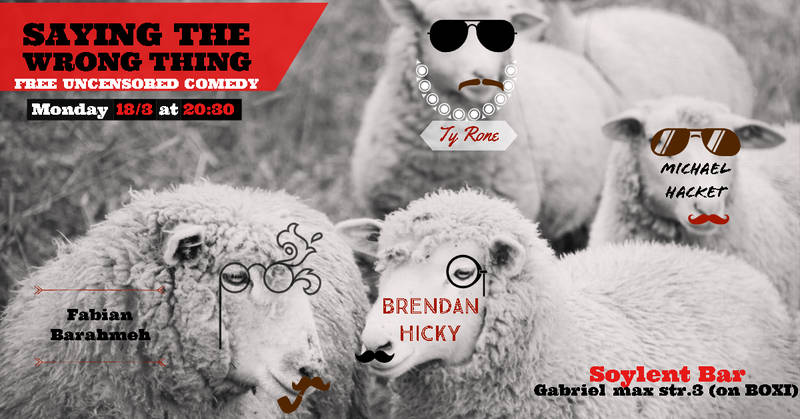 Saying the wrong thing -Free comedy showcase Friedrichshain #5
