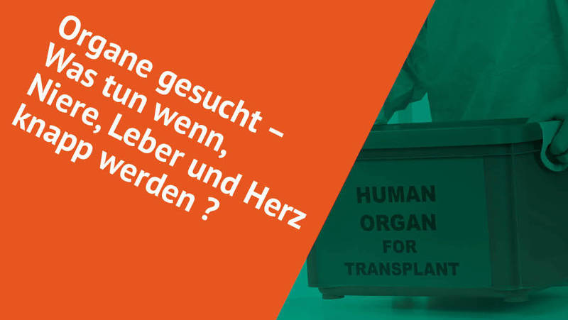 Livedebatte zum Thema Organspende