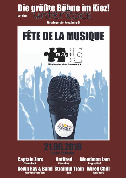 Fete de la Musique- Die größte Bühne im Kiez!