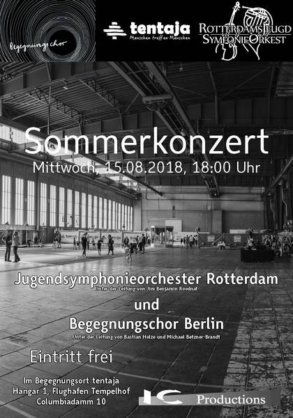 Sommerkonzert in ehemaligen Flughafen Tempelhof