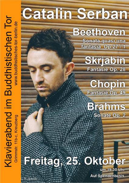 Klavierkonzert im Buddhistischen Tor