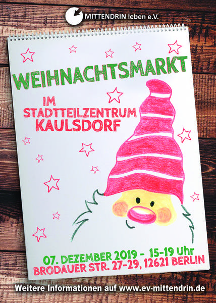 *** WEIHNACHTSMARKT im STZ Kaulsdorf ***