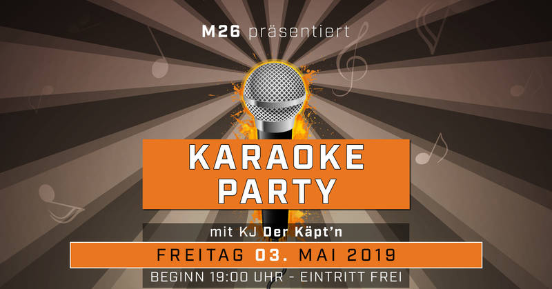 Karaokeparty mit KJ Der Käpt'n