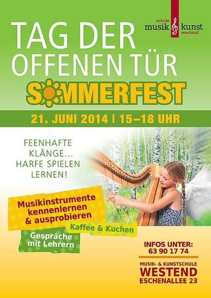 Tag der offenen Tür in der Musik und Kunstschule Westend