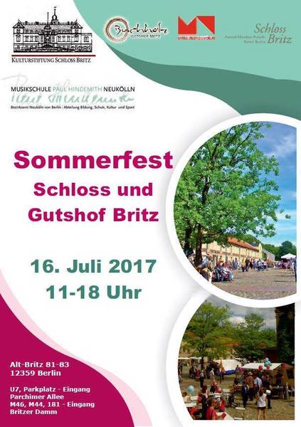 Sommerfest auf dem Schloss und Gutshof Britz 
