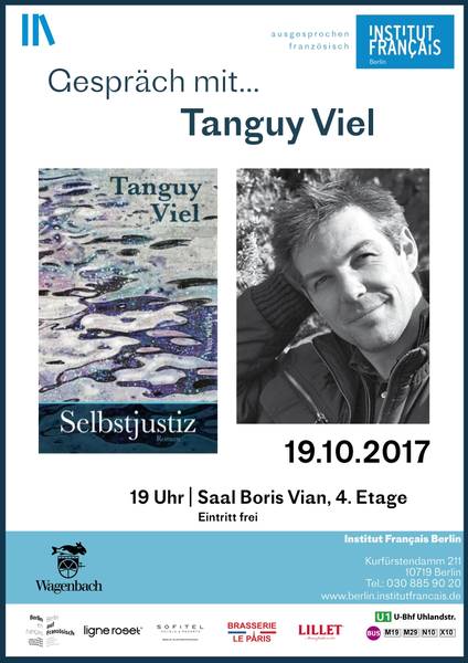 Tanguy Viel „Selbstjustiz“ im Institut français Maison de France