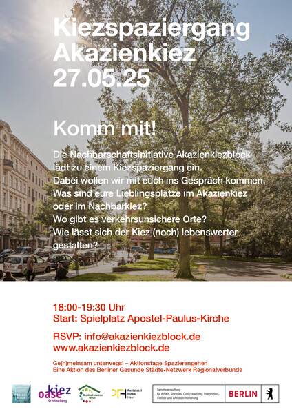 Kiezspaziergang Akazienkiez -18:00 Uhr