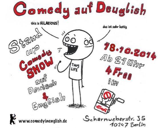 Comedy auf Deuglish _ English/German Mixed Comedy Show _ Free 