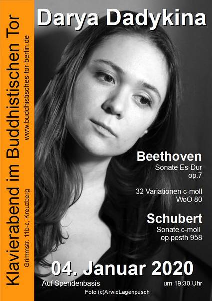 Klavierkonzert im Buddhistischen Tor
