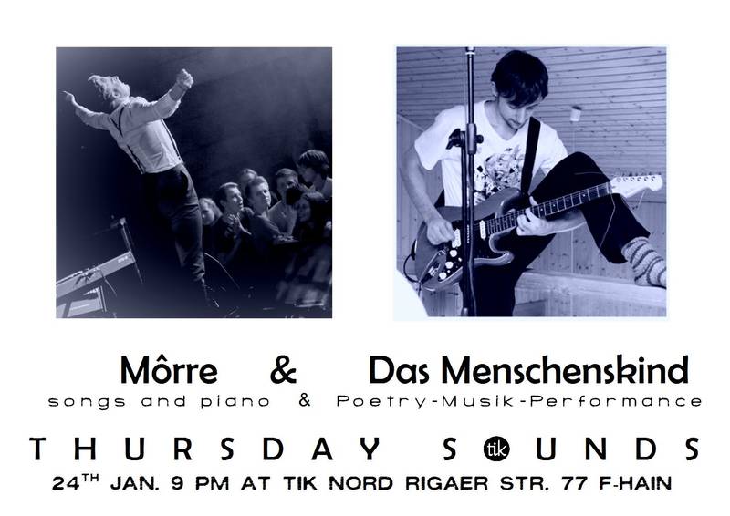 ThursdaySounds Konzert - Môrre und Das Menschenskind