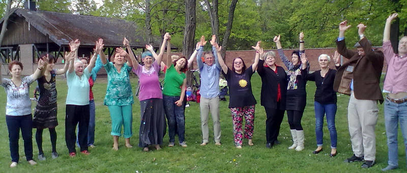 LachMeditationSpaziergang (LMS) - ein Hauch von Urlaub in Berlin 