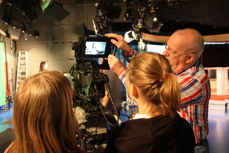 Tag der Medienberufe im ARD-Hauptstadtstudio am 11. Oktober 2014