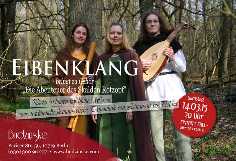 EIBENKLANG bringt zu Gehör: "Die Abenteuer des Skalden Rotzopf"